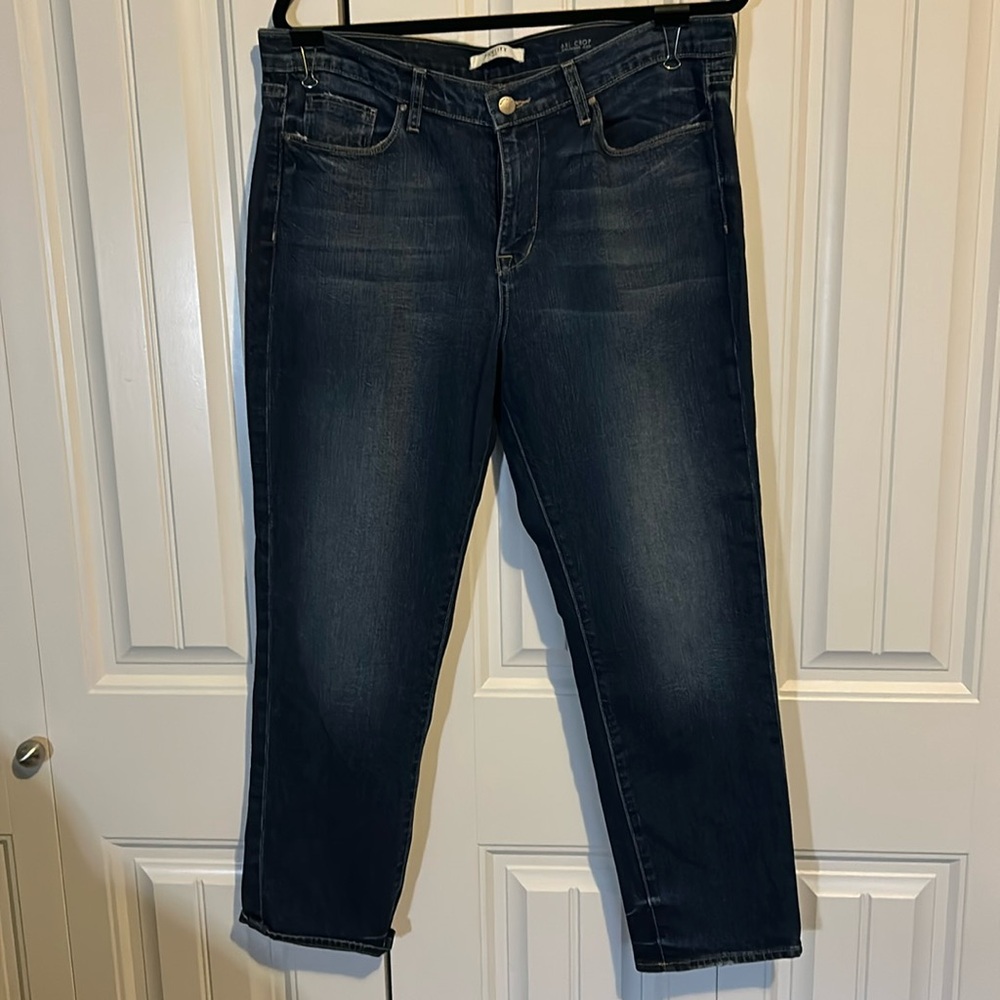 Fidelity AXL Crop Girlfriend jeans that were hardly worn.